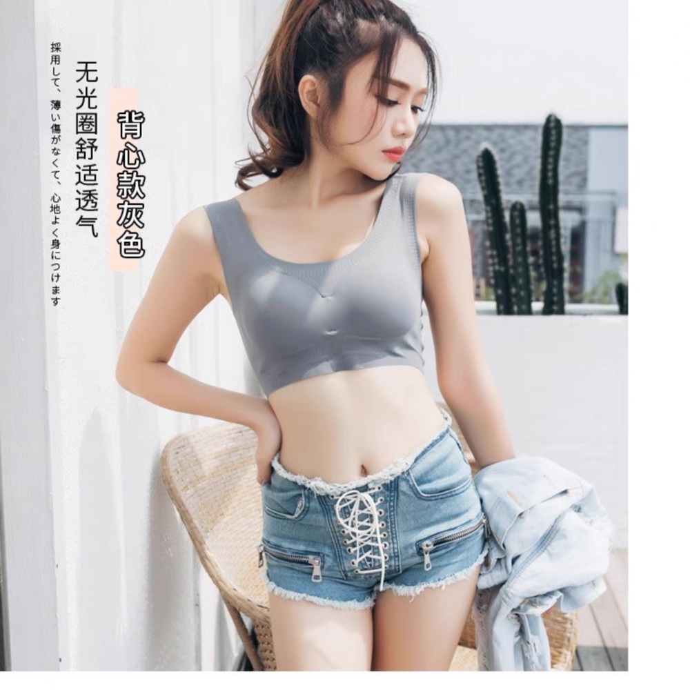 4 Pcs Silk-like seamless underwear, ladies' anti-sagging, black & gray size L. - Picture 3 of 6